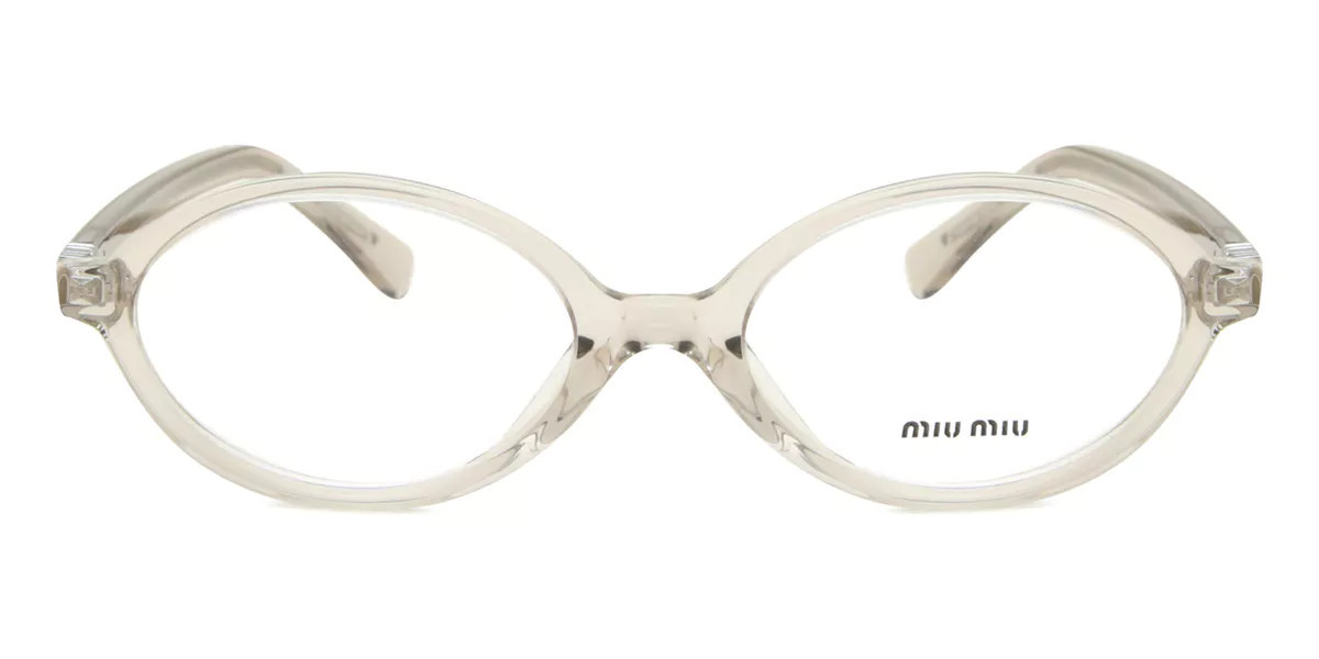 Miu Miu MU01XV 12U1O1 Women’s Glasses Clear Size 50 - Free Lenses - HSA/FSA Insurance - Blue Light Block Available | SmartBuyGlasses Global