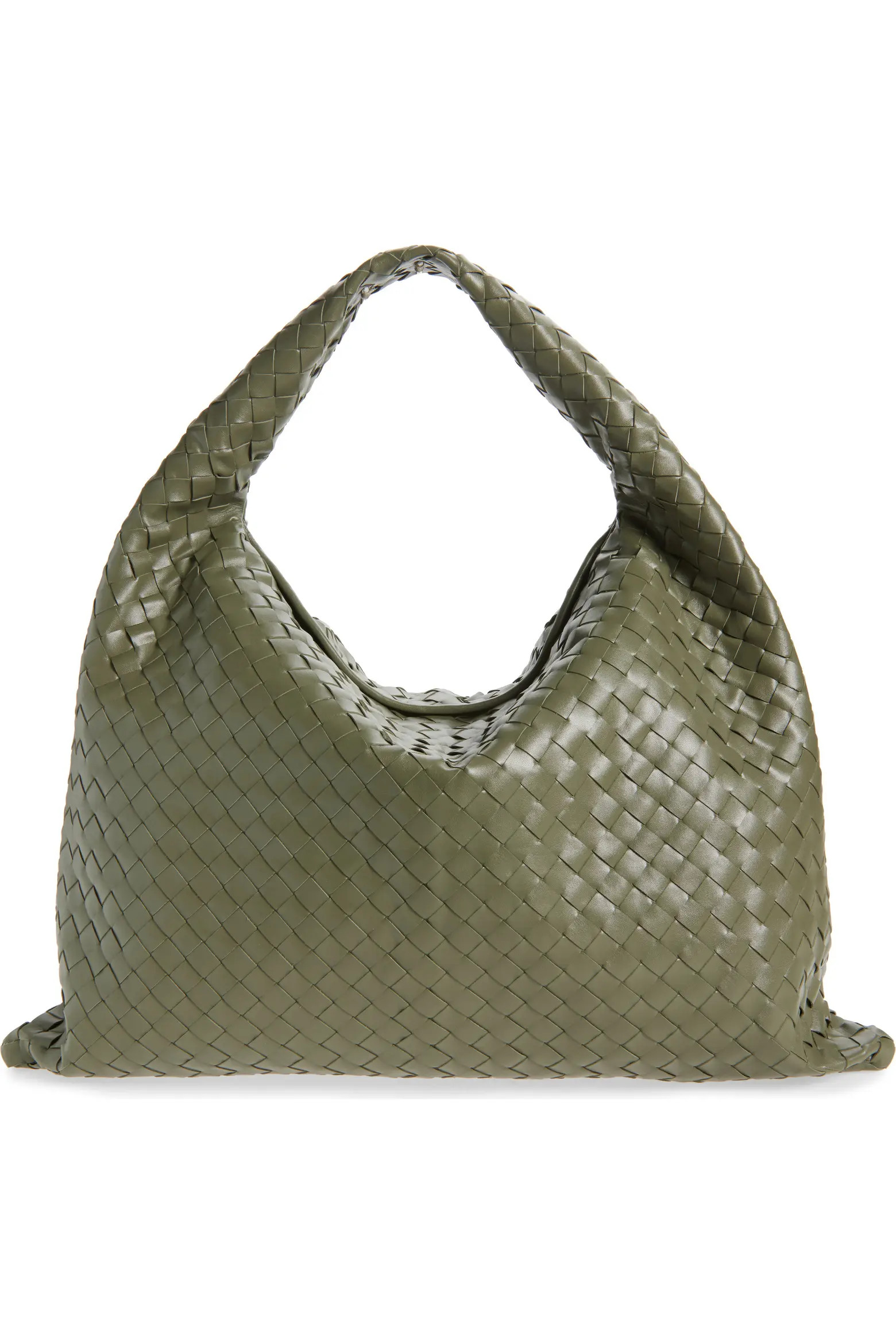 Bottega Veneta Large Hop Intrecciato Leather Hobo Bag (Women) | Nordstrom | Nordstrom