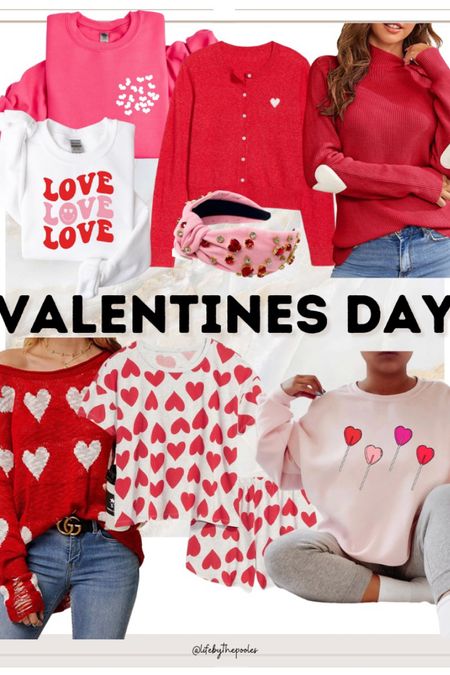 Valentine’s Day outfit 

Valentine’s Day sweater, heart sweater, VDay outfit, amazon sweaters, amazon fashion, old navy fashion, oversized graphic sweatshirt, pink sweater, red sweater, valentines apparel, Etsy graphic sweatshirts 

#LTKSeasonal #LTKstyletip #LTKunder50