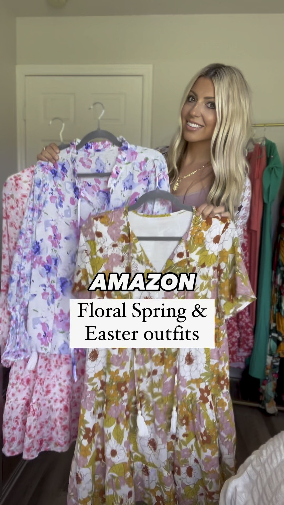 3 floral Amazon looks for Easter and Spring! So cute for vacation as well. All three come in several colors and are under $35 on Prime!

Easter / wedding guest dress / Spring fashion / floral / affordable / babydoll dress / date night outfit / feminine style / maternity dress / country concert / boho style 

#easterdress #weddingguestdress #maternitydress #babydolldress #easteroutfit #springfashion #femininestyle #amazonfashion #springdress #amazonfashion #womenfashion #bohochic #amazondress #countryconcertdress #bohostyle #fashioninspo #styleinspo #ootdfashion #affordablefashion #discoverunder5k #instafashion #weddingguest #springstyle #springdresses #affordabledress #ltkunder50 #ltkwedding #floral 

#LTKfindsunder50 #LTKbump #LTKwedding