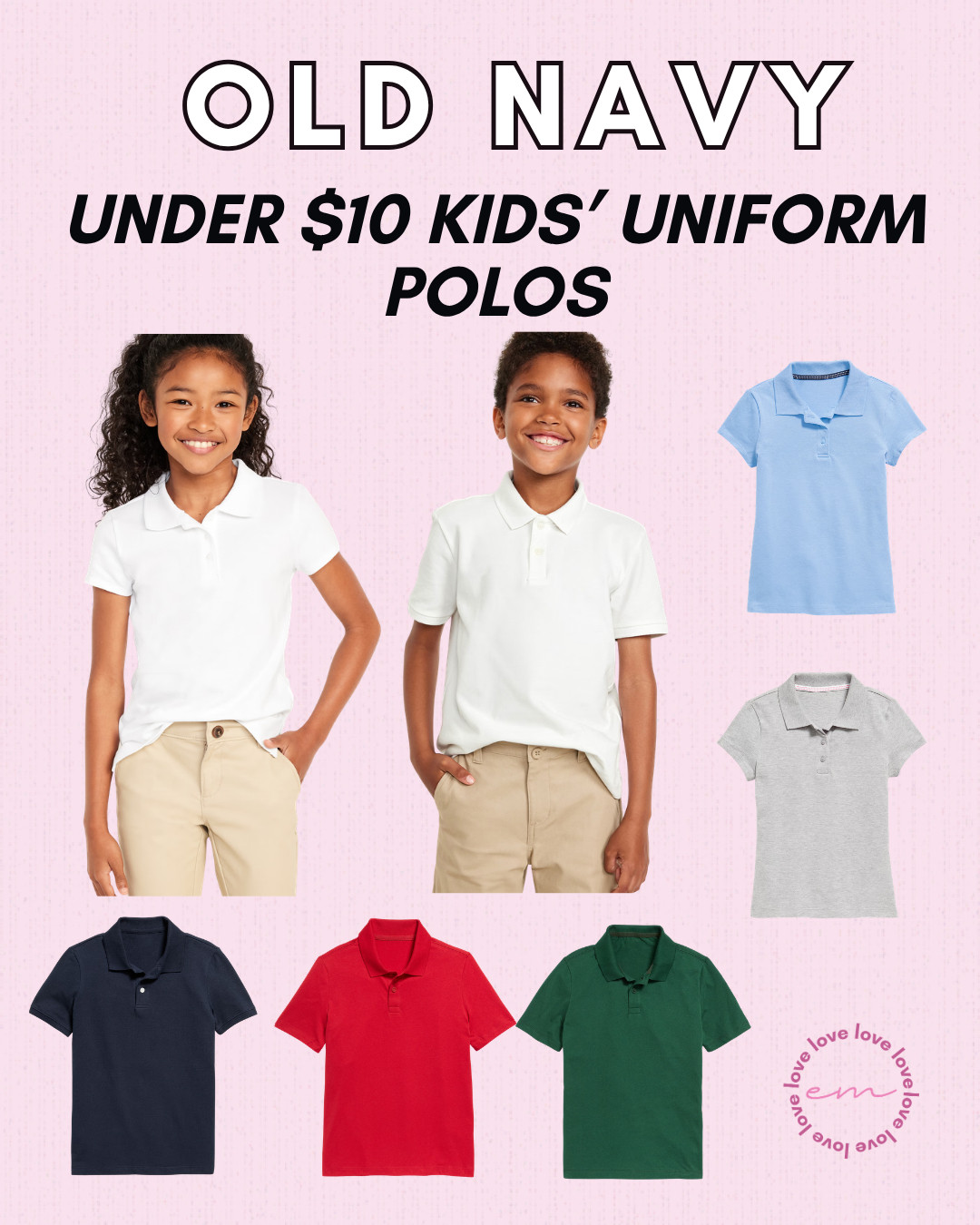 Such a great find for the school year! Get this kids' uniform polo and grab a few extras to keep in rotation. 

 #LTKSaleAlert #LTKKids