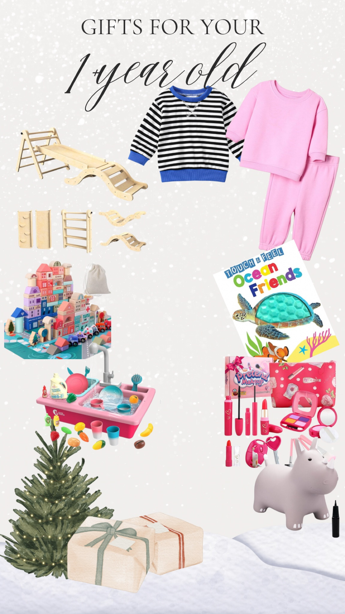 Gifts we got for our one year old 

#LTKHoliday #LTKFamily #LTKGiftGuide