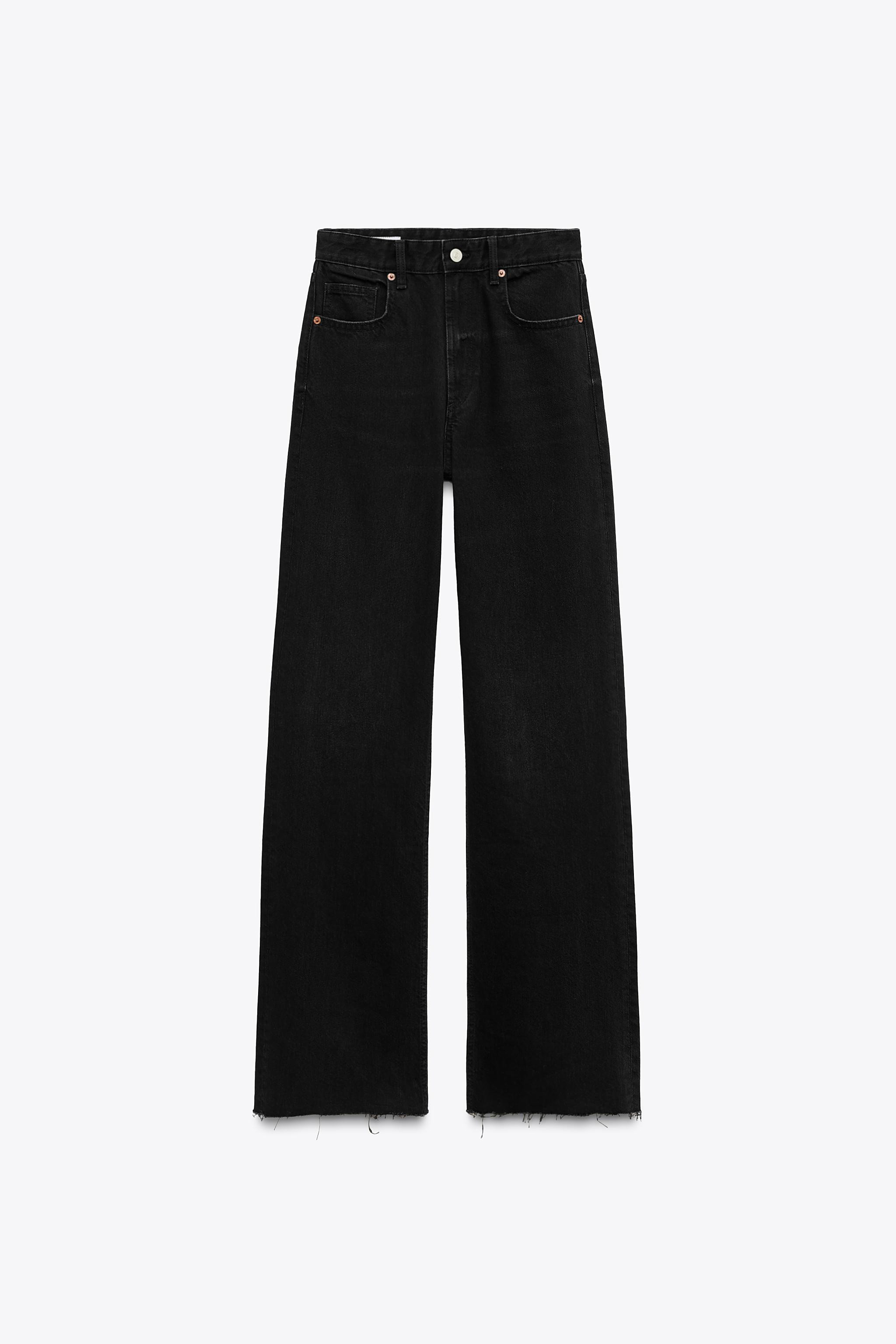 TRF WIDE-LEG HIGH-WAIST JEANS | Zara UK