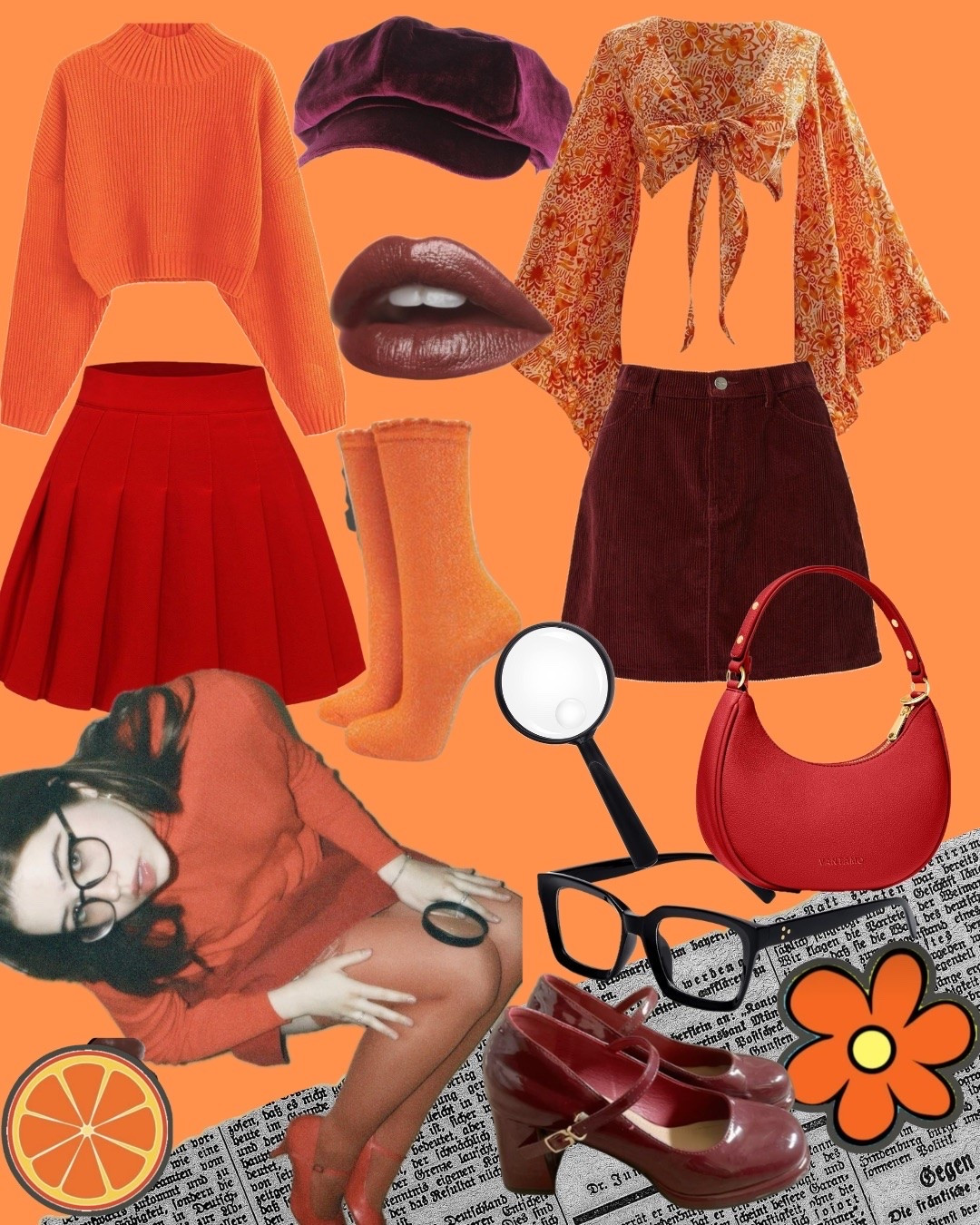 Serving mystery-solving vibes 🧡🔍 Velma costume inspo for your next Halloween look! 🧡✨ #HalloweenCostume #VelmaCostume #ScoobyDoo #CostumeInspo #LTKfinds

#LTKMidsize #LTKSeasonal #LTKootd
