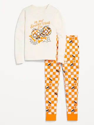 Gender-Neutral Graphic Snug-Fit Pajama Set for Kids | Old Navy (CA)