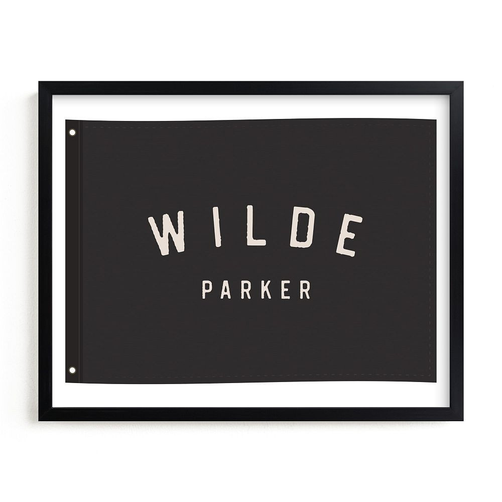 Minted® Name Flag Framed Wall Art | Pottery Barn Teen