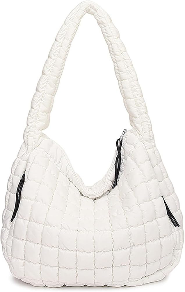 Bagtopia Puffer Tote Bag, Large Quilted Puffer Bag, Lightweight Puffy Quilted Hobo Bag, Soft Shou... | Amazon (CA)