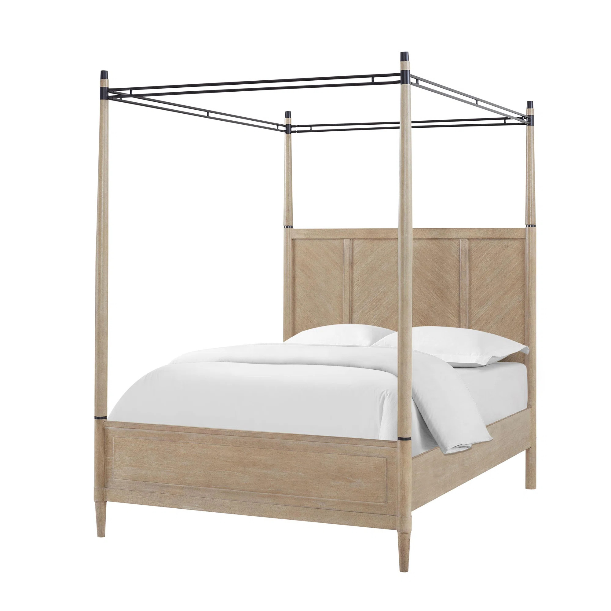 Wildon Home® Canopy Bed in Sand Finish | Wayfair | Wayfair North America