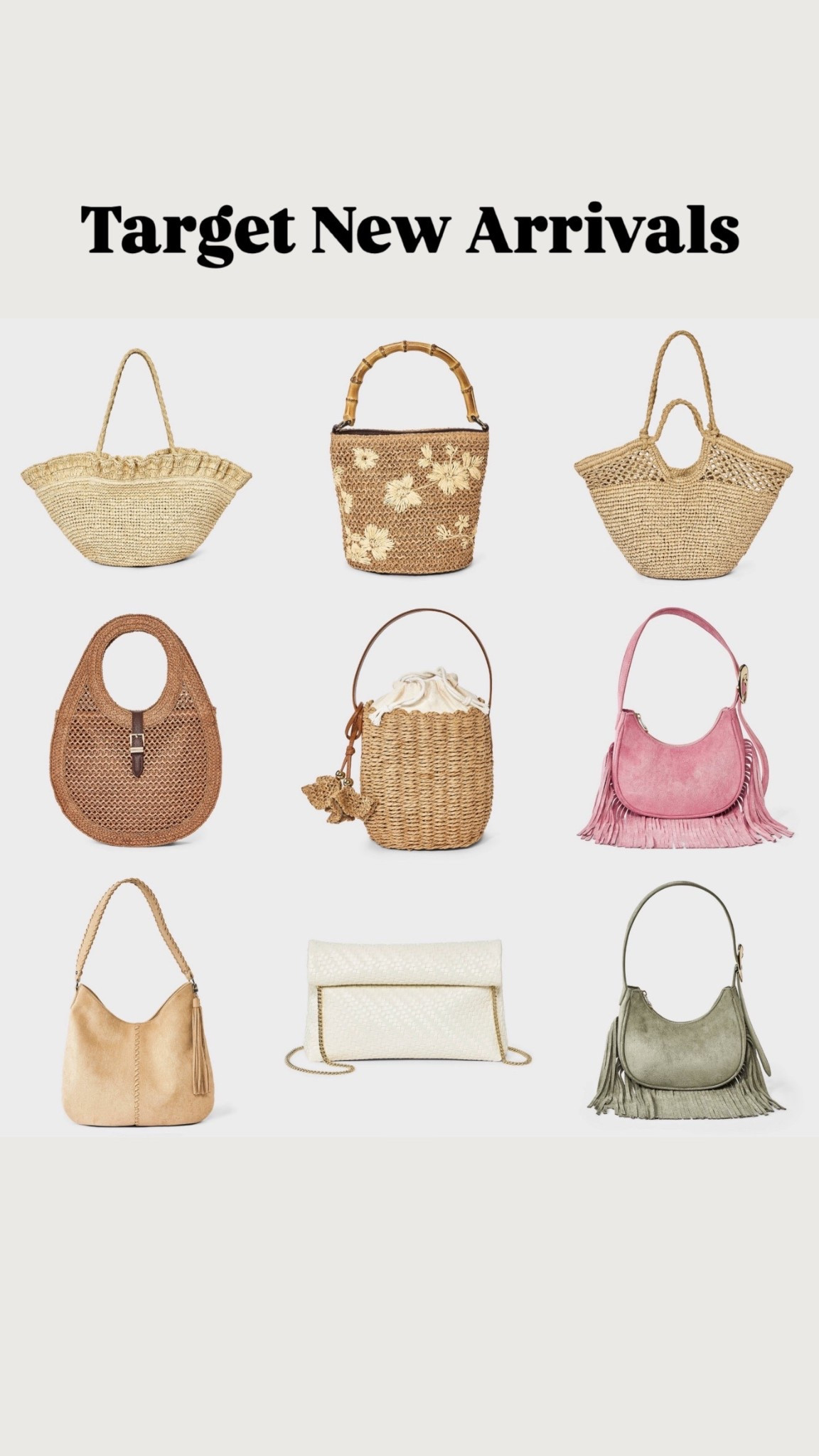 Target new arrivals bags now online!