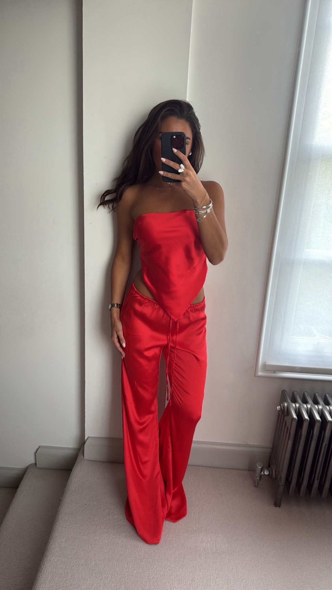 Zara outfit, co-ord, holiday outfit, summer outfit, silk, satin, bandeau top 

#LTKsummer #LTKuk #LTKspring
