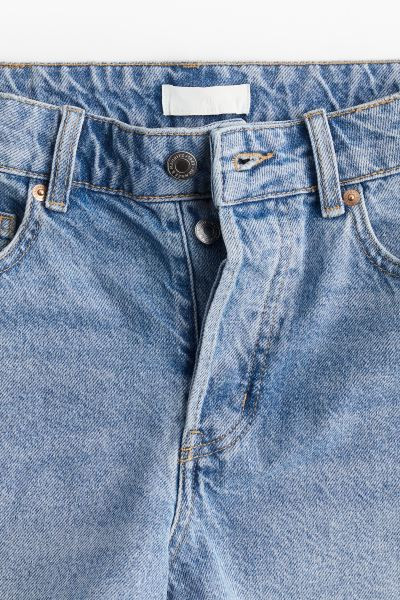 Denim Shorts - Regular waist - Short - Denim blue - Ladies | H&M US | H&M (US + CA)