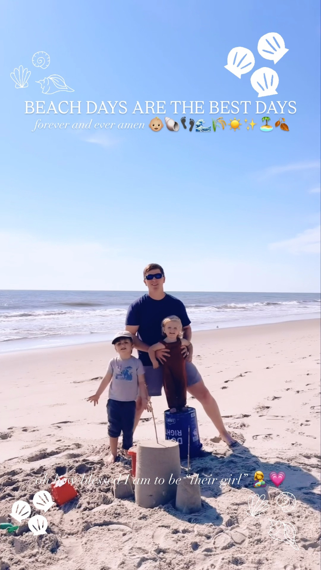 Beach days are the best days - forever and ever amen 👶🏼🐚👣🌊🌾☀️✨🏝️🍂

Ohhh how blessed beyond measure I am to be “their girl” 🤱💗💫

#LTKTravel #LTKFamily #LTKBaby