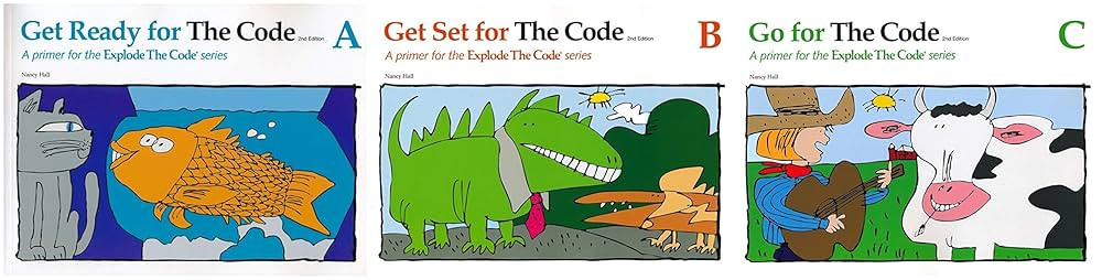 Explode The Code - 3 Books - A, Get Ready, B, Get Set & C, Go For The Code | Amazon (US)