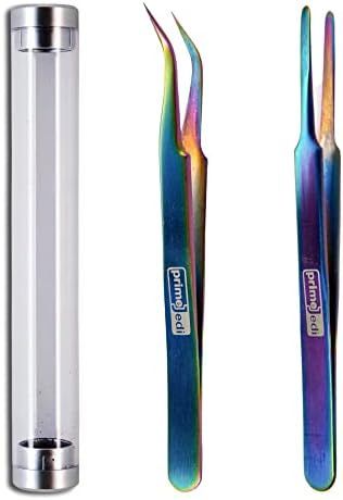 Eyelash Extension Tweezers + False Lash Tweezers, Lash Extension Tweezers, Eyebrow Tweezers, Groomin | Amazon (US)