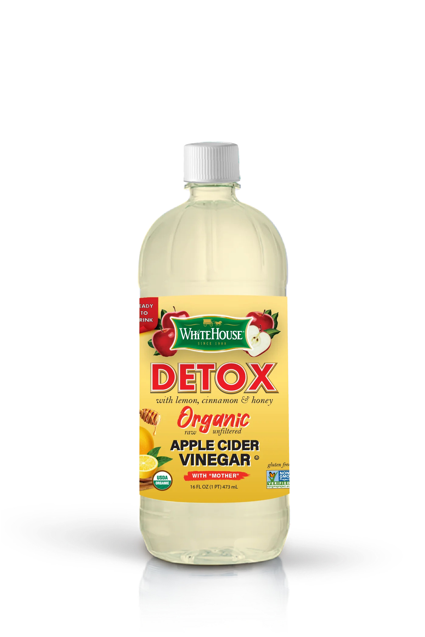 White House Detox Apple Cider Vinegar, 16 fl oz | Walmart (US)