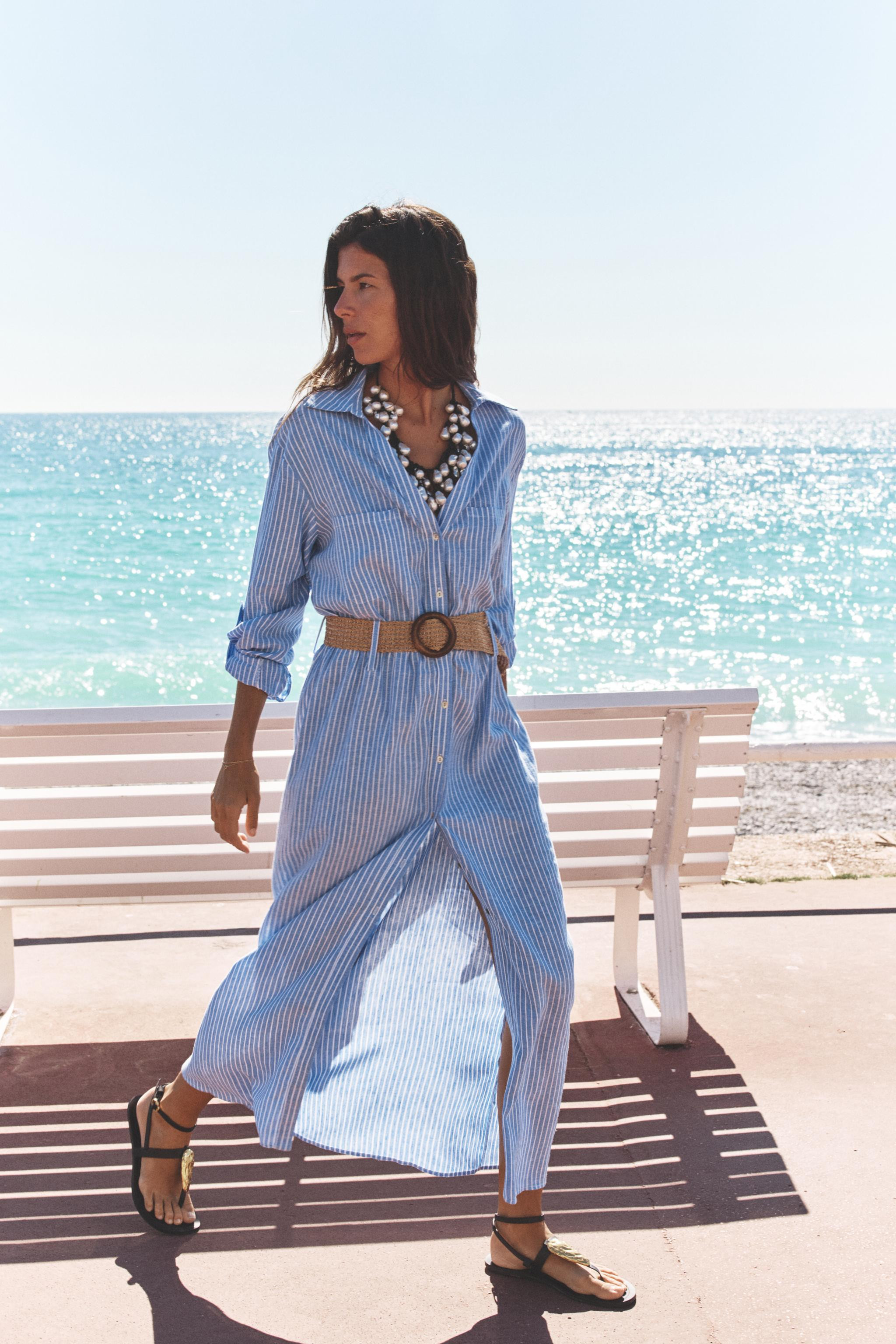 BELTED MIDI DRESS | Zara US