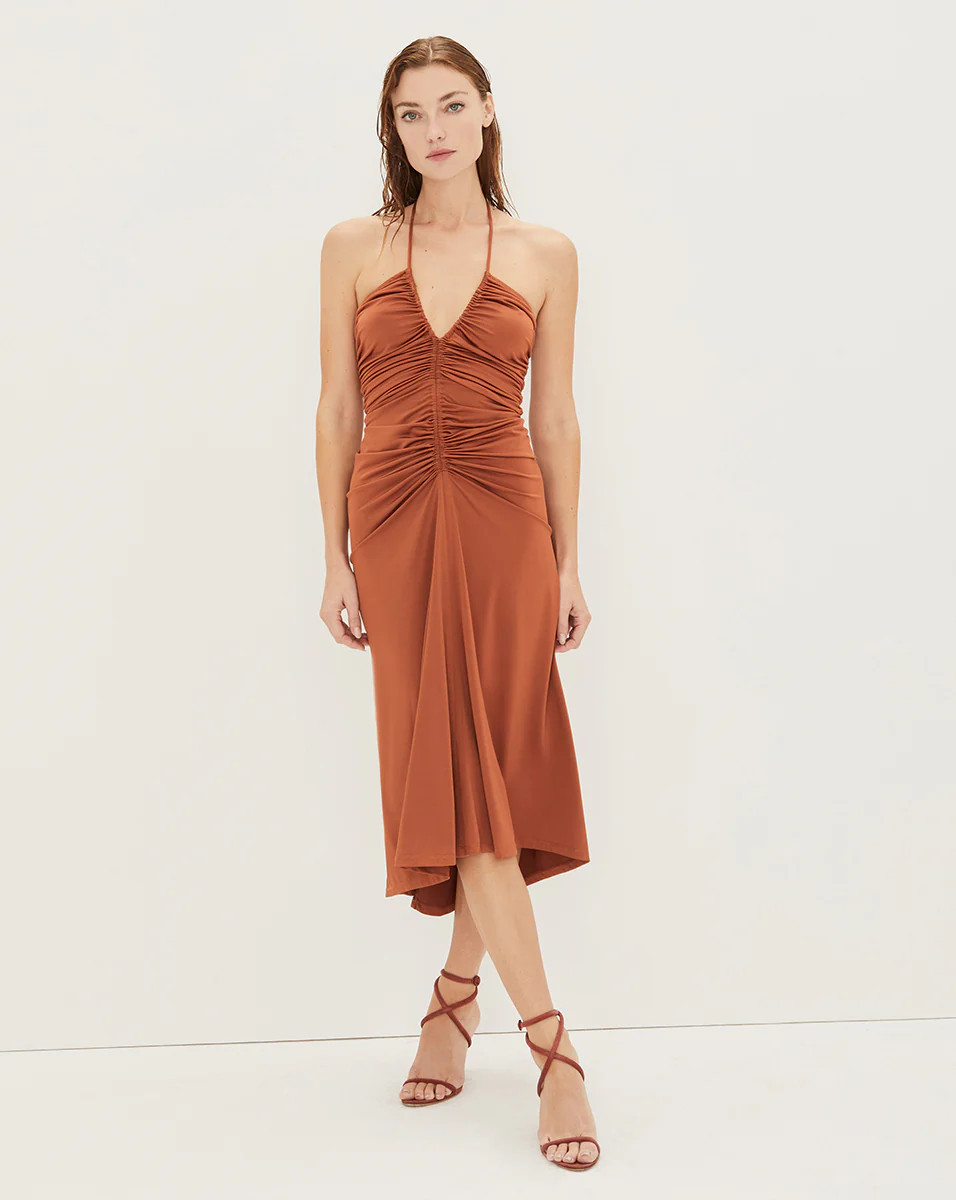Saskia Halter Dress | Veronica Beard