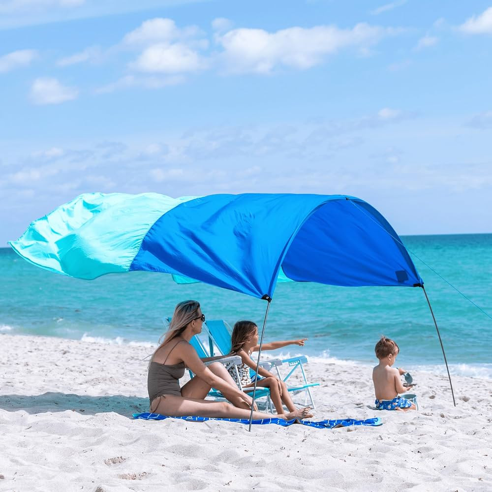 New Shibumi Shade® Mini with Quiet Canopy, The Original Wind-Powered® Beach Shade, Provides 75 ... | Amazon (US)