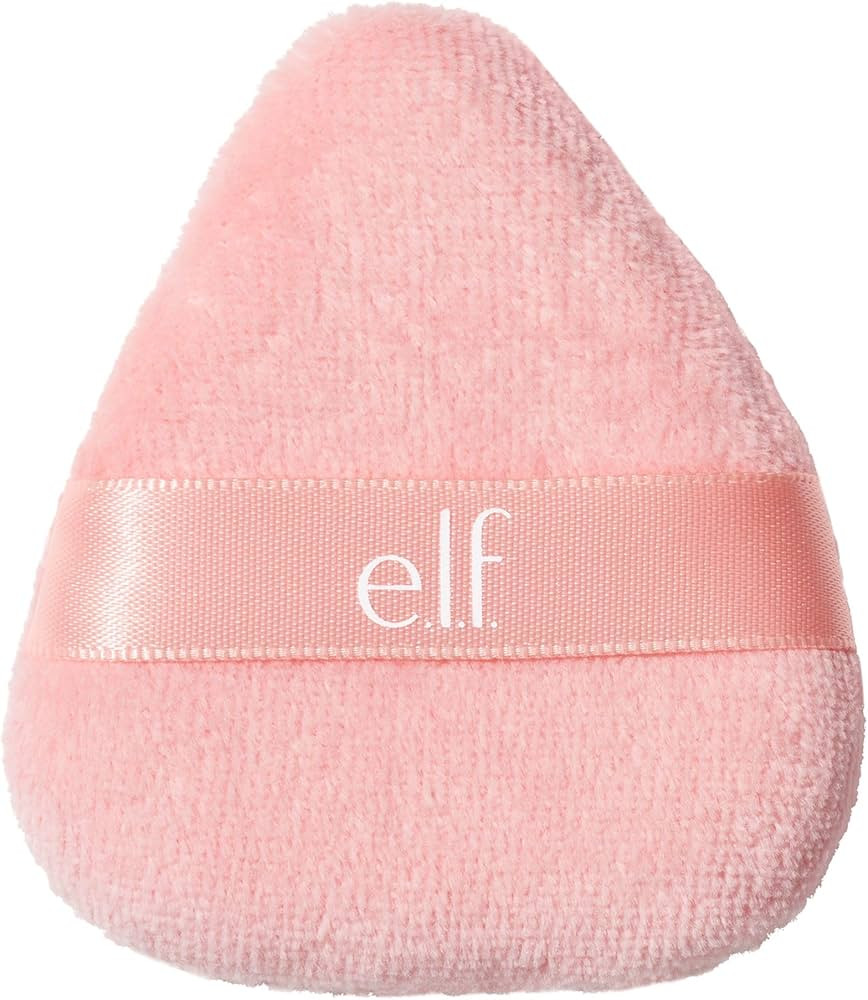 e.l.f. Halo Glow Powder Puff, Vegan & Cruelty-free, Soft, Reusable Powder Puff For Applying Loose... | Amazon (US)
