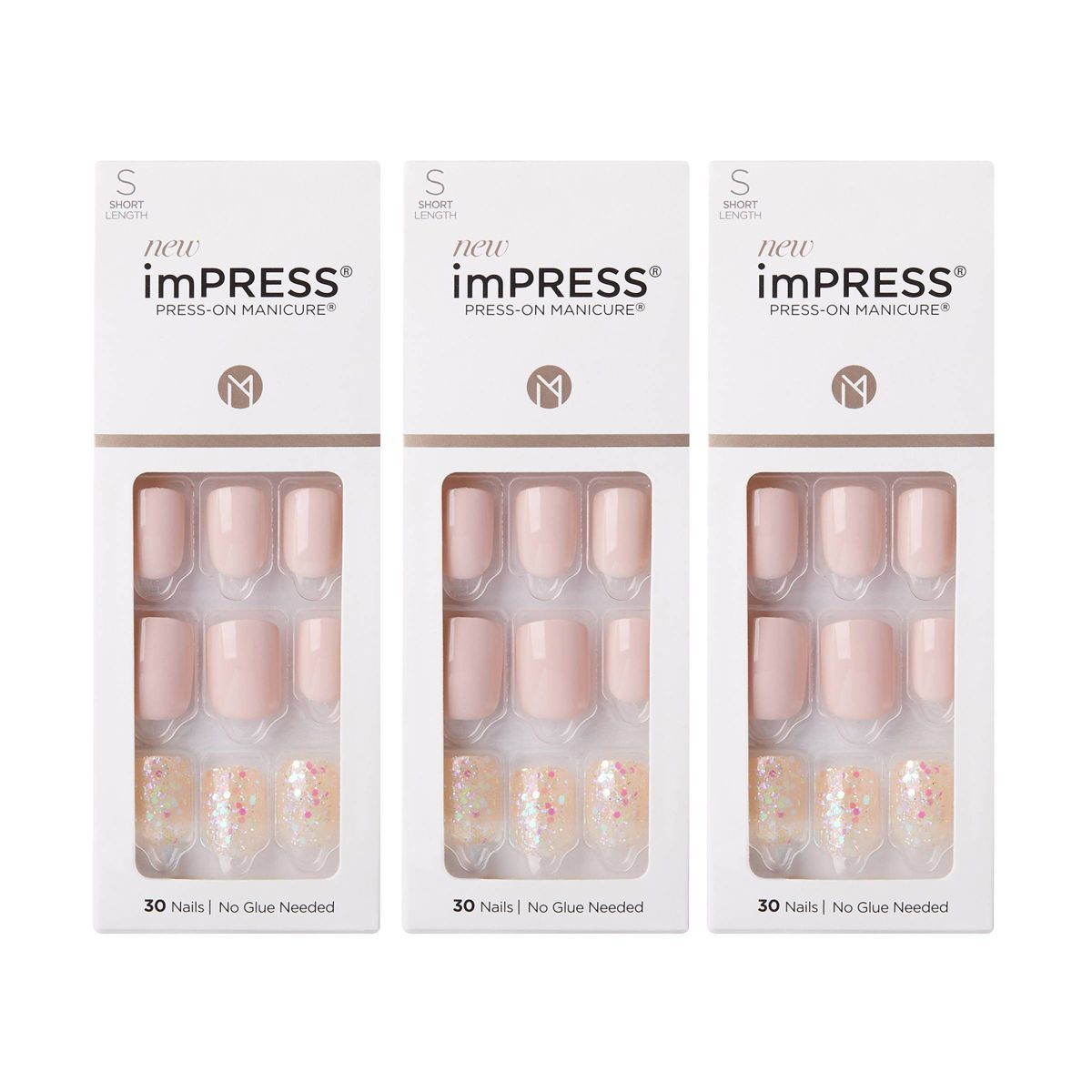 KISS imPRESS Press-On Nails - Dorothy - 3pk - 90ct | Target