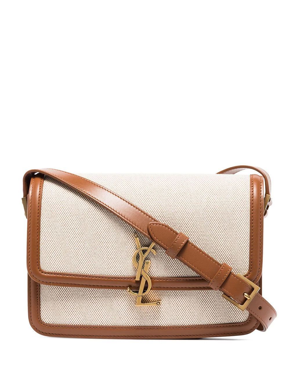 Saint Laurent Medium Solferino Canvas Satchel - Farfetch | Farfetch Global