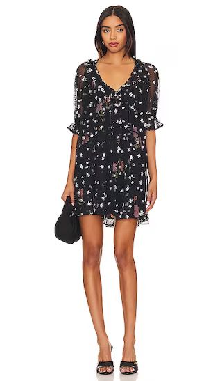 With Love Mesh Mini Dress in Black | Revolve Clothing (Global)