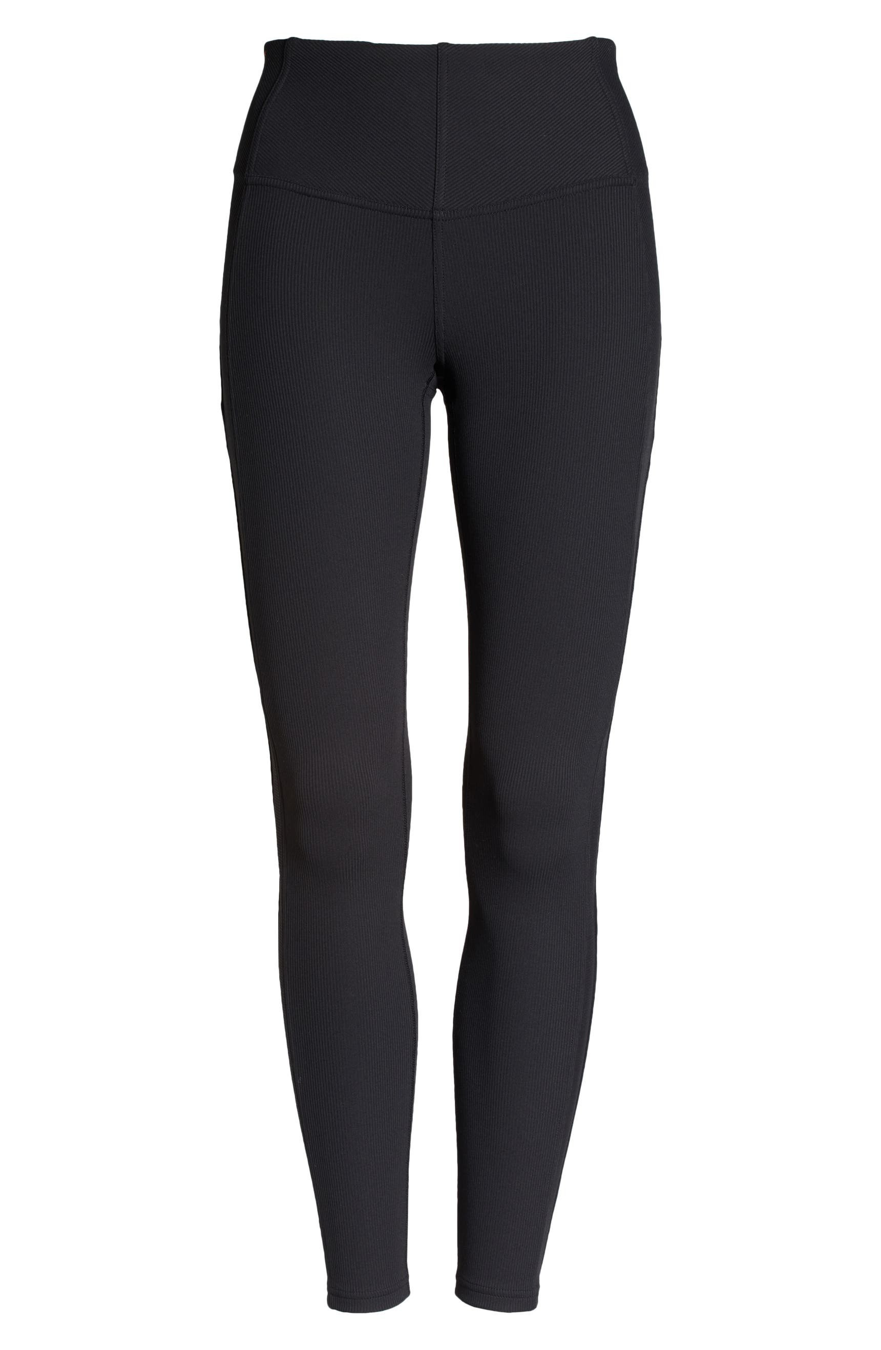 Live In High Waist Rib Ankle Leggings | Nordstrom