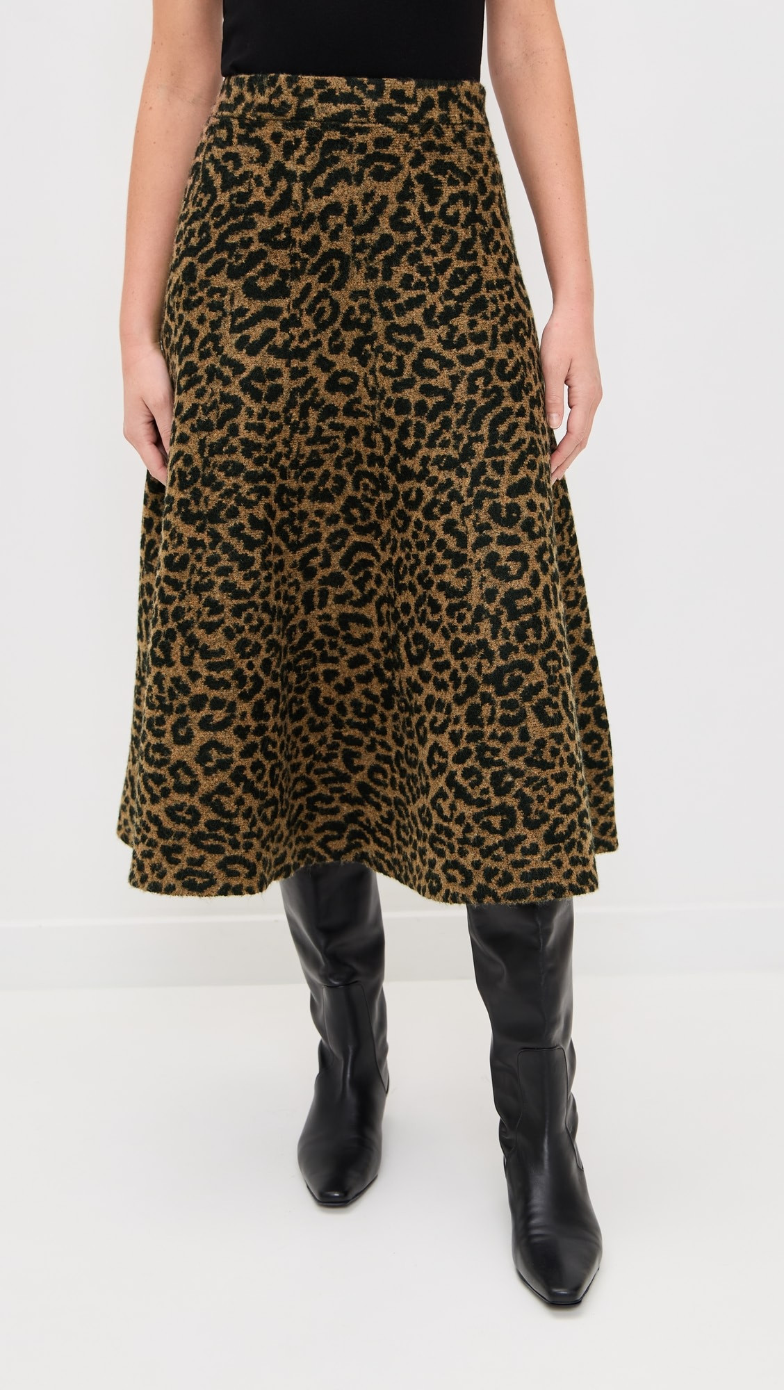 Cheetah A Line Skirt | Shopbop