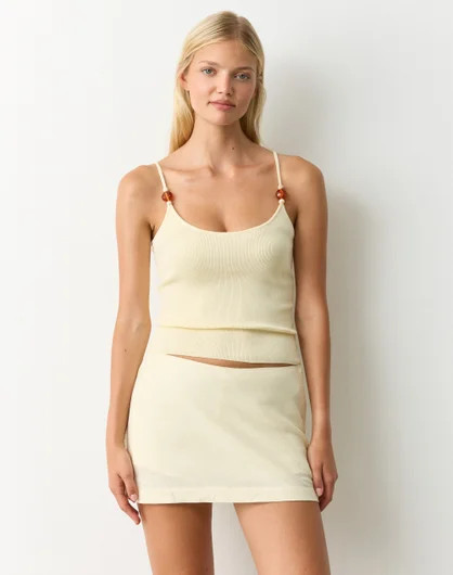 Bead Detail Knit Tank | Glassons (Australia)