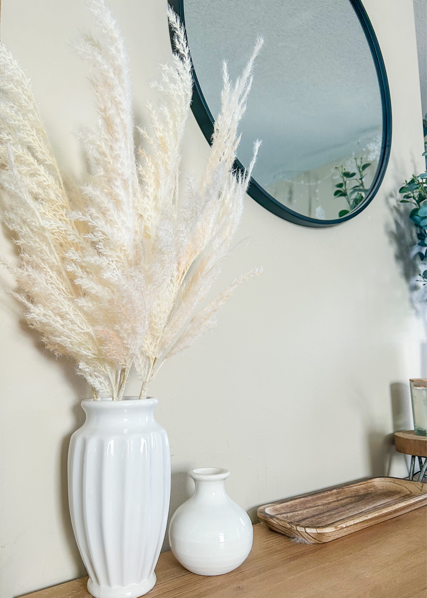 I used 3 of these pampas stems from target and they’re giving me all the spring vibes! 😍

#LTKFind #LTKSeasonal #LTKhome