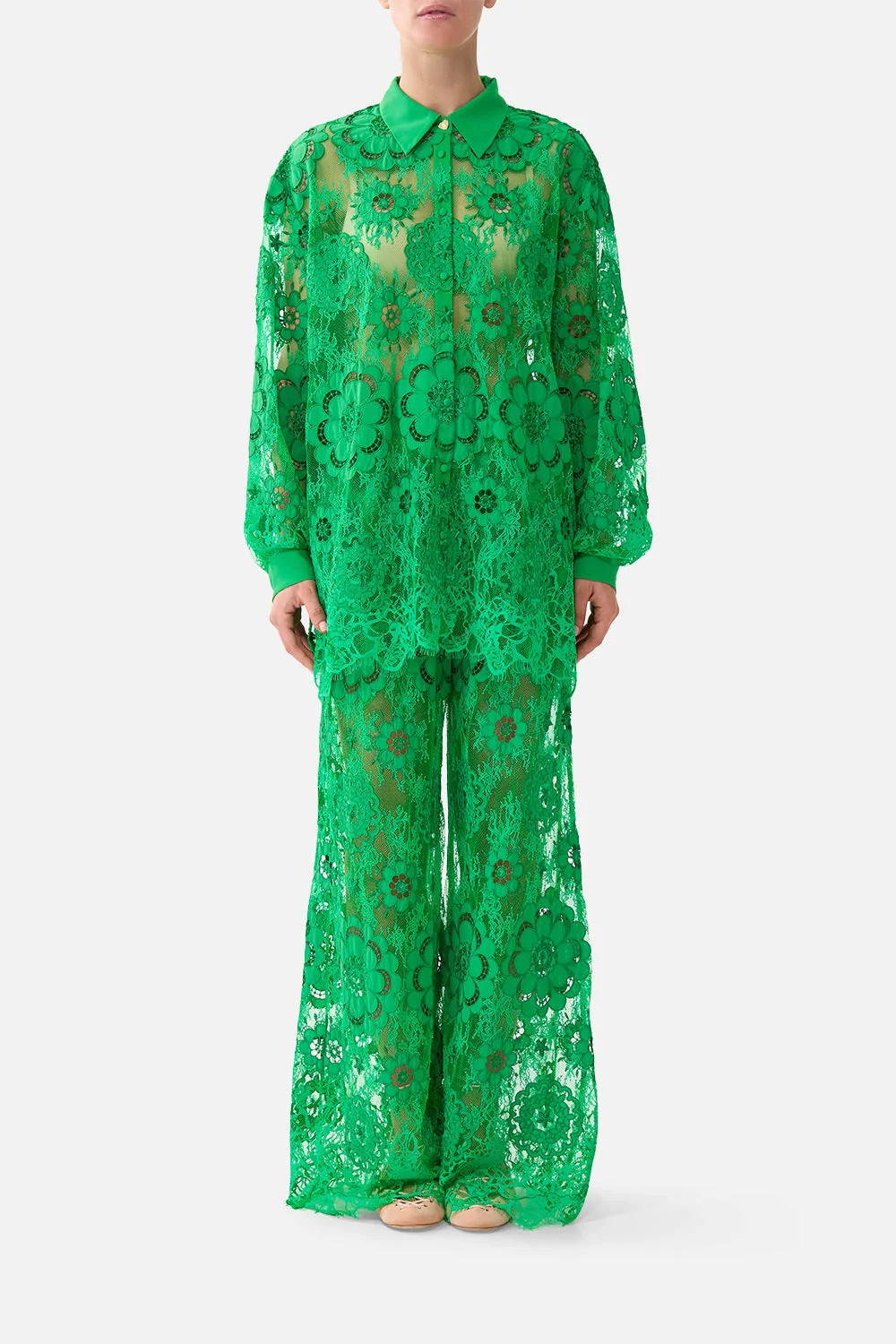 The Sacromonte Señorita Stepped Hem Shirt | CAMILLA US | Camilla US
