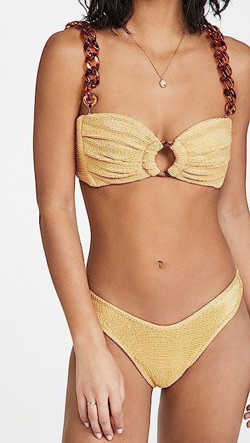 Tori Bandeau Bikini Top with Straps | Shopbop