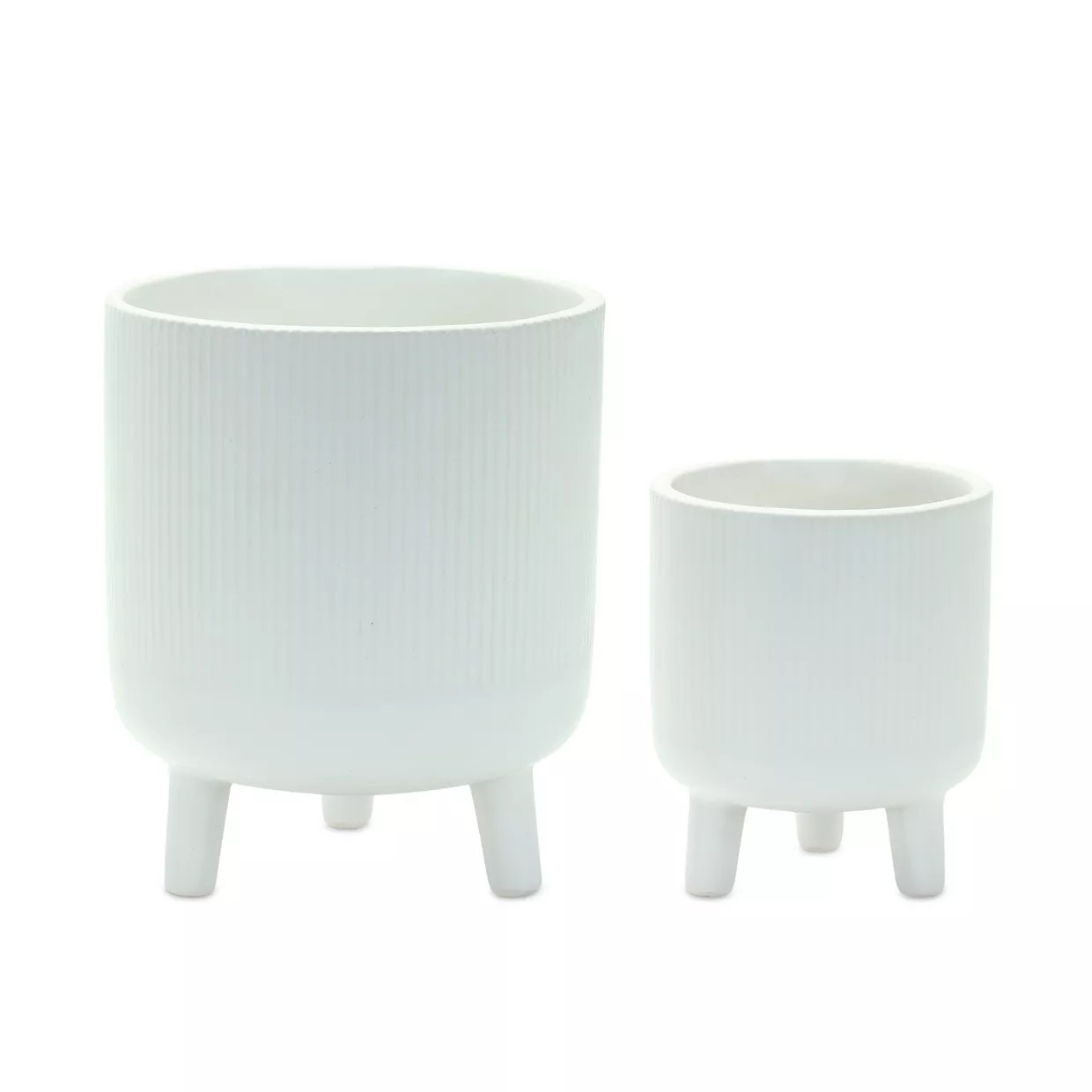 Melrose White Planter Table Decor 2-piece Set | Kohl's
