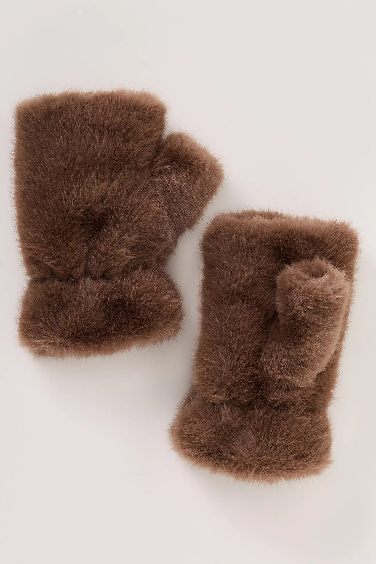 Faux Fur Fingerless Gloves | Anthropologie (US)
