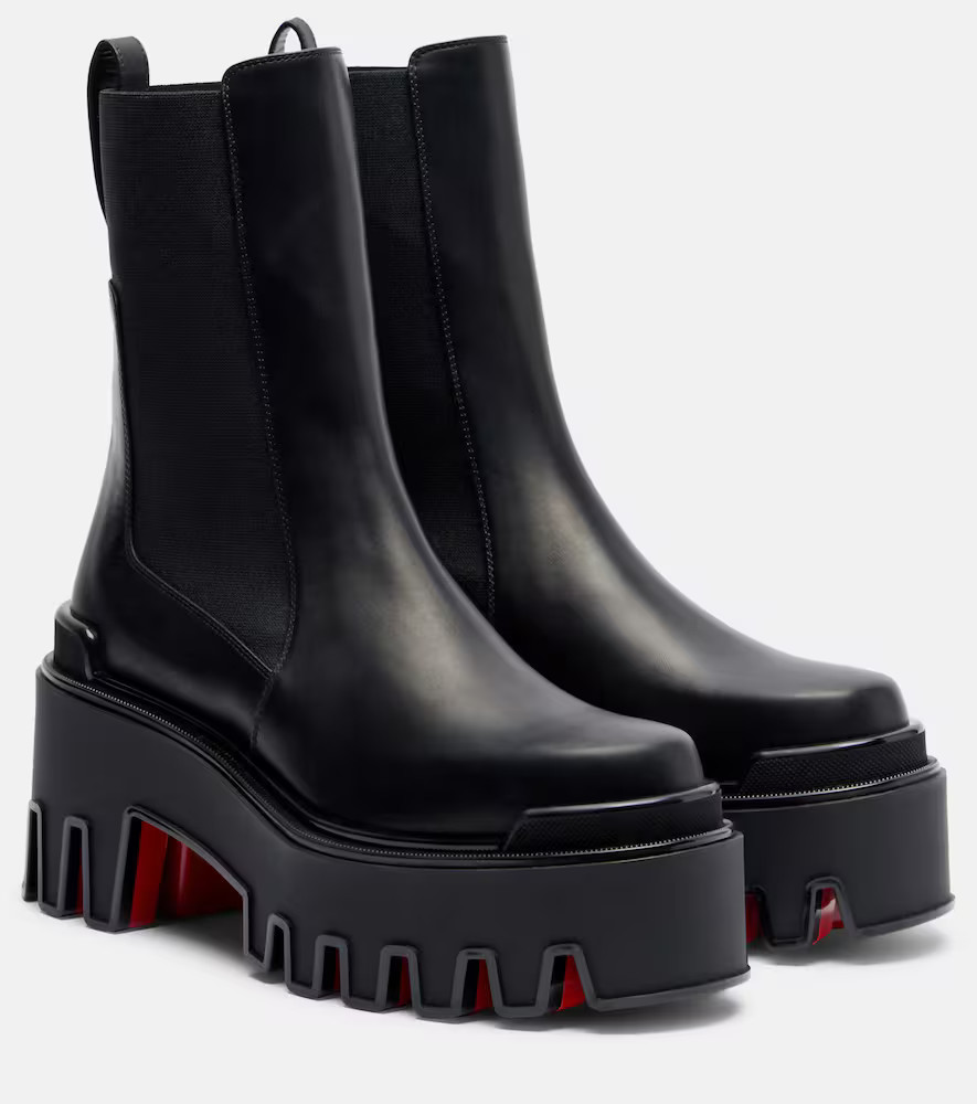 Christian Louboutin Marchacroche leather Chelsea boots | Mytheresa (US/CA)