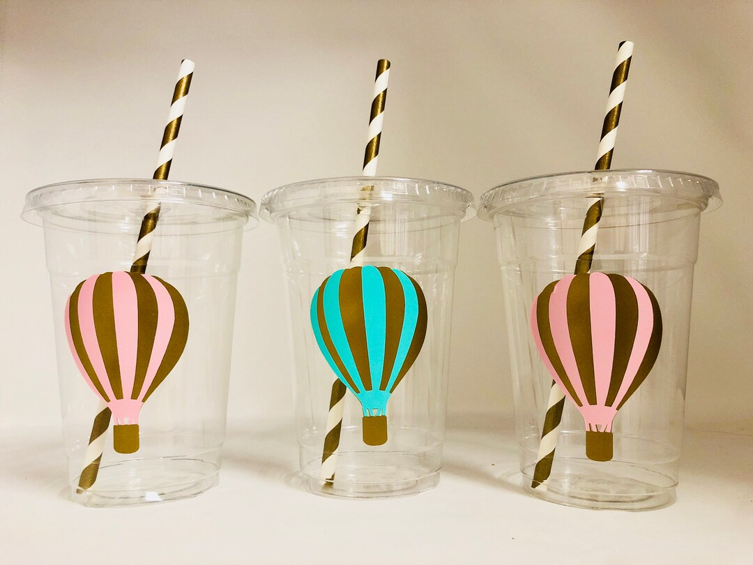 Hot Air Balloon Party Cups, up up and Away Baby Shower Cups, up up up Party, Balloon Party Cups, ... | Etsy (US)