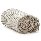 Americanflat 100% Cotton Throw Blanket for Couch - 50x60 - All Seasons Neutral Lightweight Cozy Soft | Amazon (US)