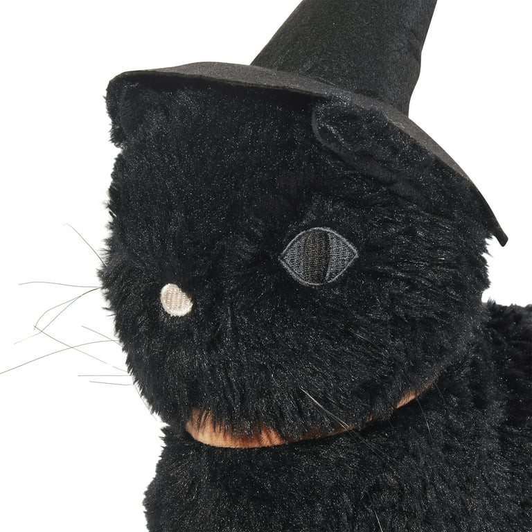 My Texas House 12" x 17" Witch Black Cat Halloween Decorative Pillow - Walmart.com | Walmart (US)