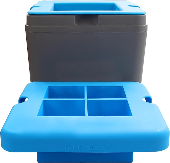 Crystal Clear Ice Cube Maker- 4 Large Clear Ice Cubes for Cocktails, Drinks & Whiskey - BPA-Free ... | Amazon (US)