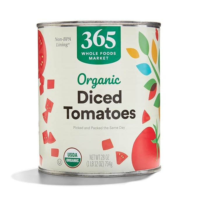 365 by Whole Foods Market, Tomatoes Diced Organic, 28 Ounce | Amazon (US)