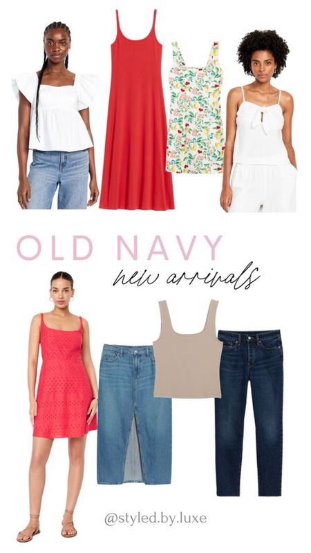 Old navy new arrivals!

Tank top , midi dress, mini dress, denim skirt, jeans, spring outfit 

#LTKStyleTip #LTKSeasonal #LTKSaleAlert