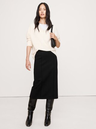 Everywhere Ponte Pencil Skirt | Banana Republic (CA)