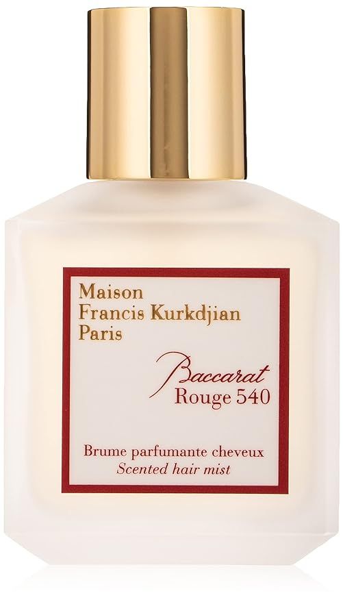 Maison Francis Kurkdjian Baccarat Rouge 540 Parfumante Scented Hair Mist For Women 2.4 Ounce | Amazon (US)