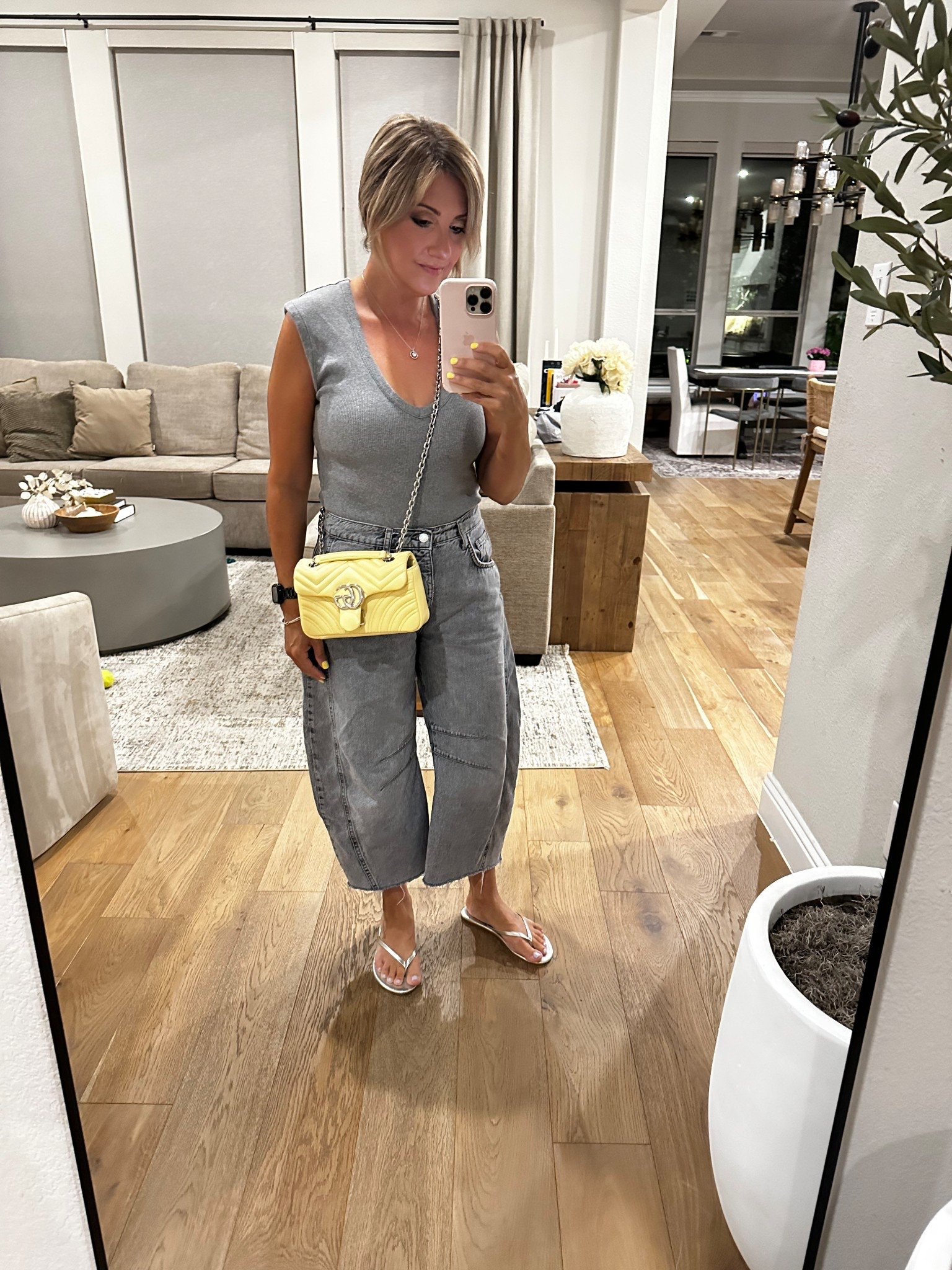 Date night monochromatic gray! Loving this summer time weather! 

#LTKSummerEdit #LTKSeasonal #LTKOver40