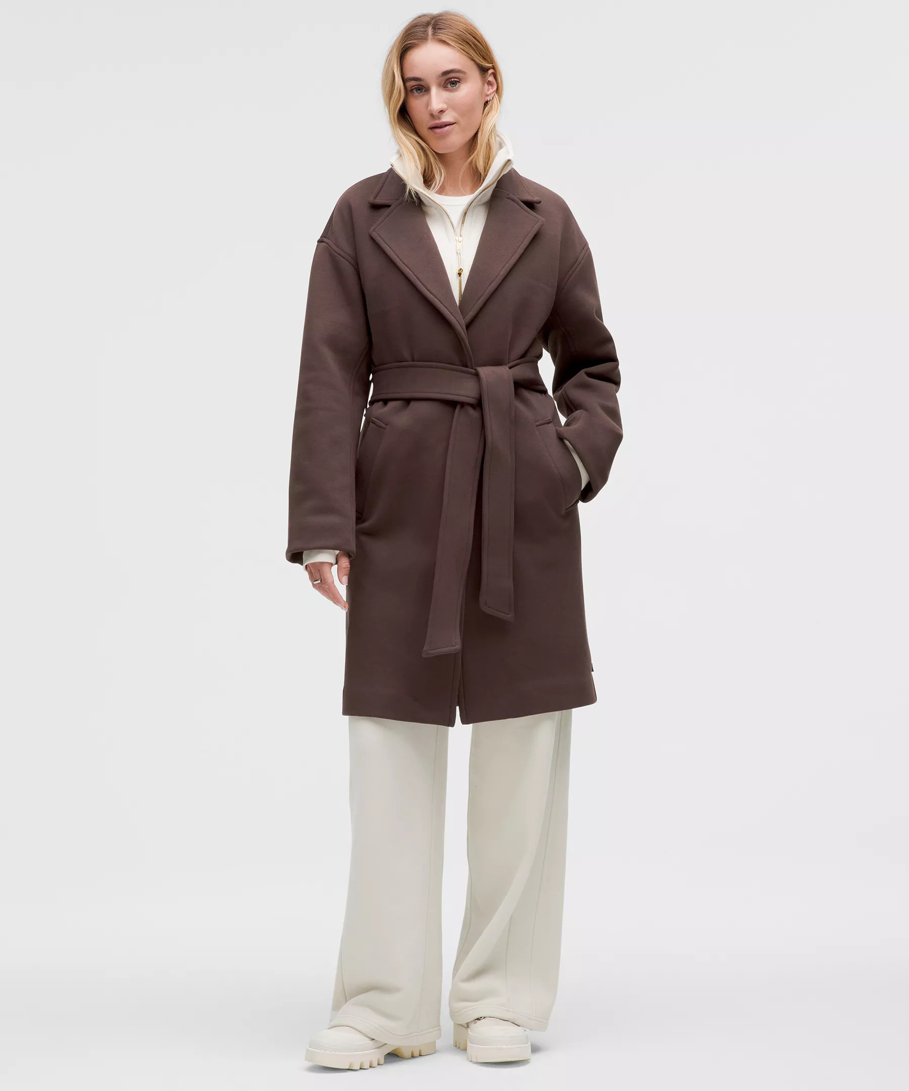 Belted Fleece Wrap Coat | Women's Coats & Jackets | lululemon | Lululemon (US)