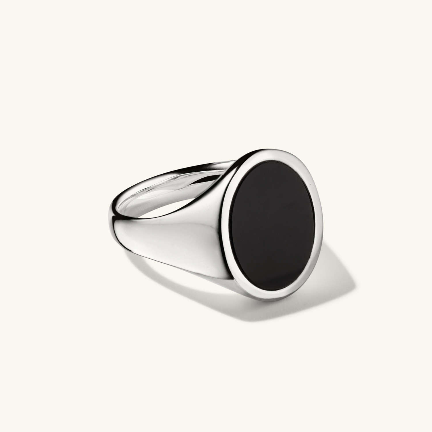 Oval Gemstone Signet Ring | Mejuri (Global)