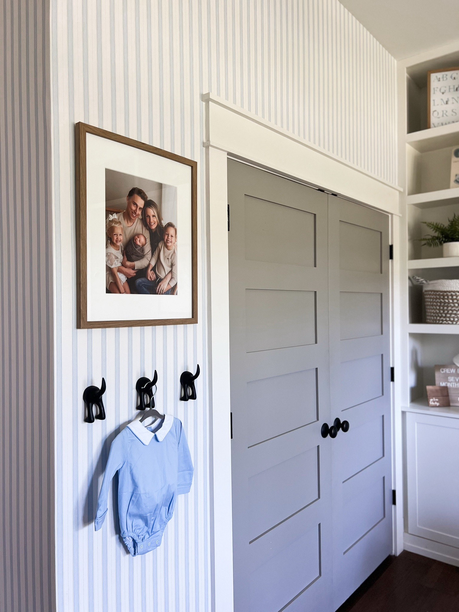 Baby boy nursery inspo! We did a dog theme and I loved these dog tail hooks for a fun addition! 

#LTKHome #LTKBaby