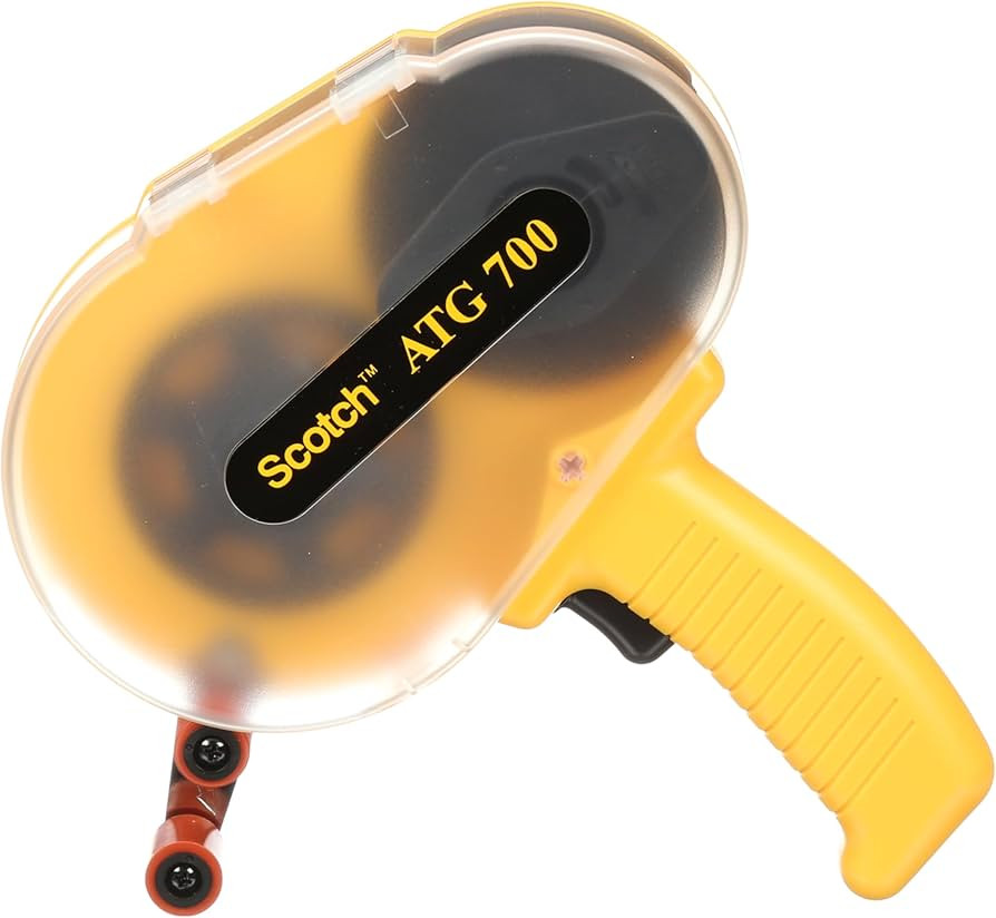 3M Scotch ATG 700 Adhesive Applicator, 1/2 in and 3/4 in wide rolls, Yellow | Amazon (US)
