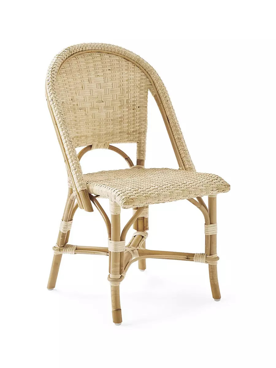 Kids' Sunwashed Riviera Rattan Chair | Serena and Lily