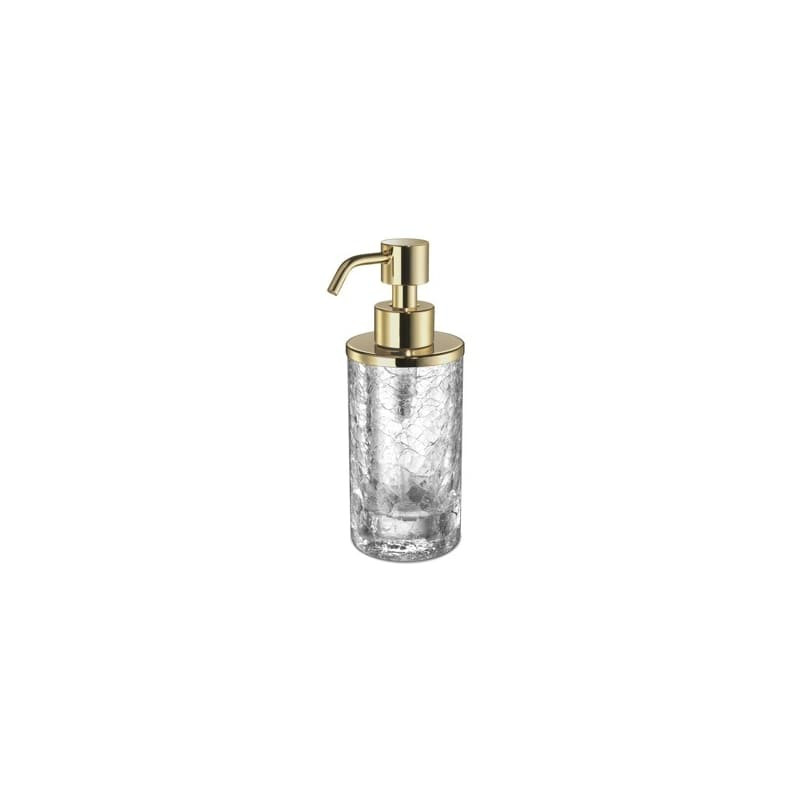 Nameeks 90461 Windisch Free Standing Soap Dispenser Gold Bathroom Accessory Soap Dispenser Free Stan | Build.com, Inc.